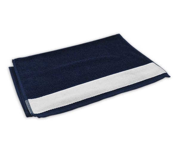 Navy Cotton Hand Towel