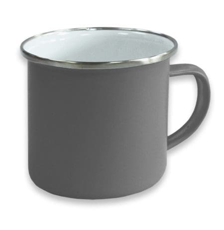 Grey Enamel Mugs