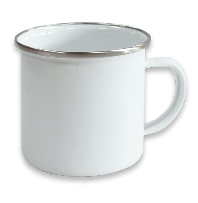 White Enamel Mugs