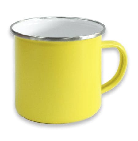 Yellow Enamel Mugs