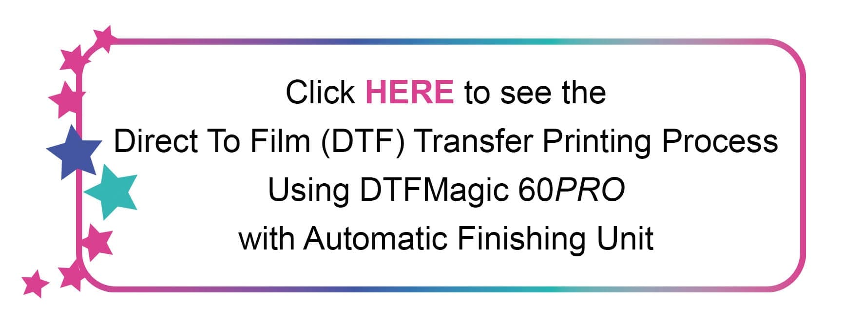 dtf finisher process