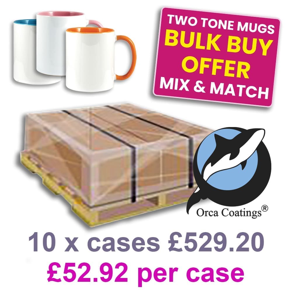 Two Tone Mugs 10 x Case Offer