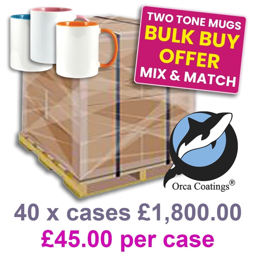Two Tone Mugs 40 x Case Offer